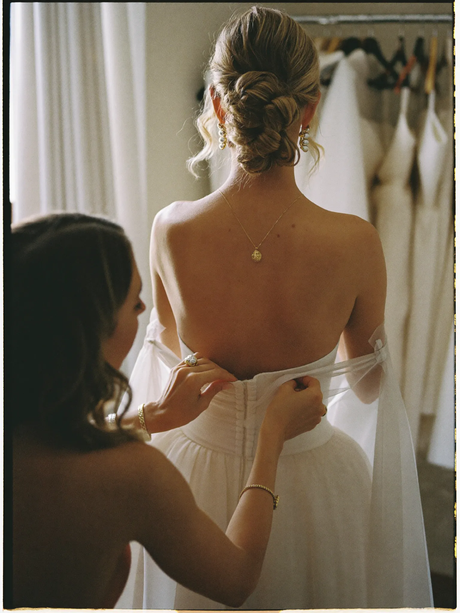 Last quiet moment — Before the aisle